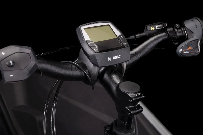 Cube Cargo Hybrid 500 Electric Cargo Bike in Grey/Black-7